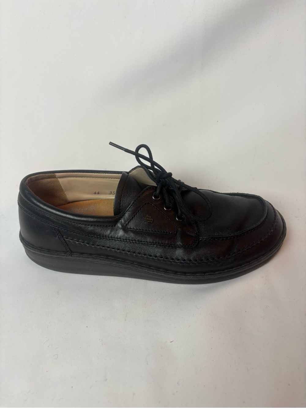 Finn Comfort Shoes Black Causal Lace Up Loafer Men’s EU 44 US 11-11.5